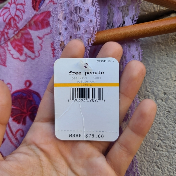 Free People | She Moves Floral Tunic Dress NEW - Picture 8 of 13